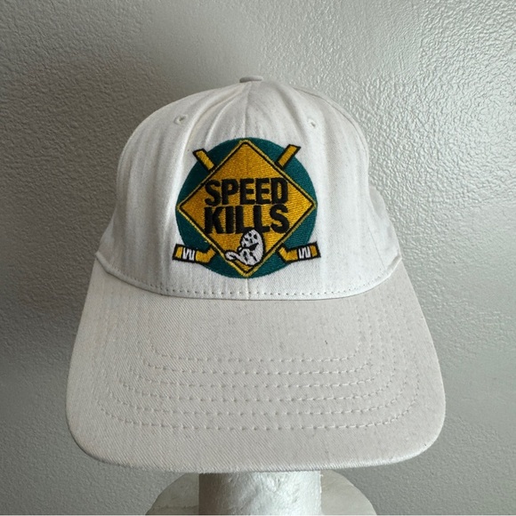 Speed Kill The Mighty Ducks Vintage Hat OSFM Rare - Picture 1 of 6